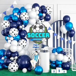 New in Packaging 102 Pcs Soccer Balloon Arch Kit for Sports Themed Parties